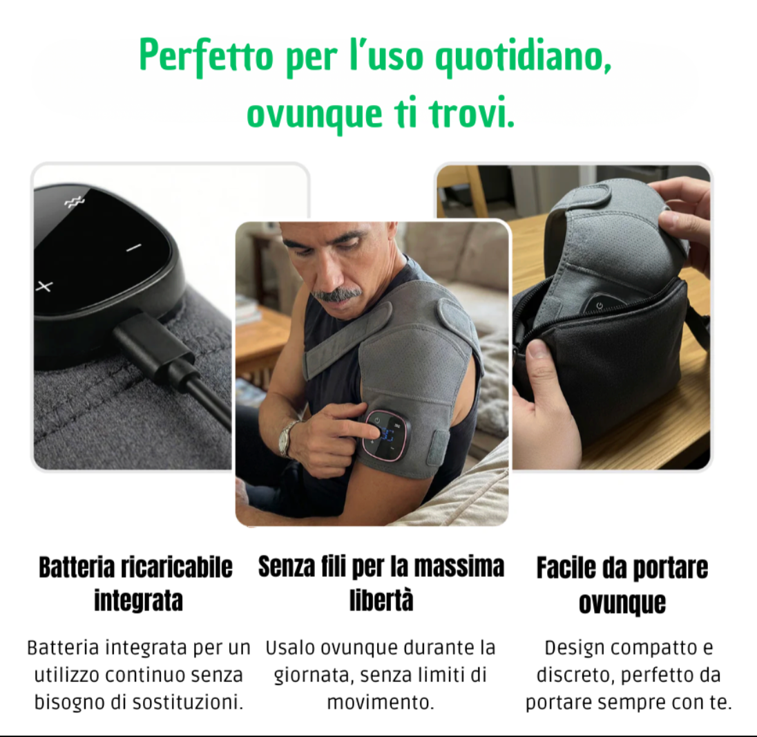 BioElevate™ – Massaggiatore per Spalla che Riduce il Dolore in Soli 15 Minuti